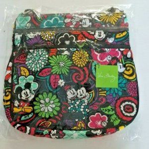 Vera Bradley Disney Parks Mickeys Magical Blooms Triple Zip Hipster